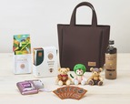 【タリーズコーヒー「2025 HAPPY BAG」】タリーズコーヒー 公式楽天市場店 限定「7,000円セット　A」7,000円（税込）：セカンドトートバッグ(モカ)、干支ミニテディ （巳年）※1個、ブラジル ファゼンダ バウ レッドブルボン100％（粉/140g）、シングルサーブ5種 アソートBOX、Tully's Specialty カフェオレベース　300ml、アサイー＆ヨーグルト ソフトキャンディ、ドリンクチケット6枚