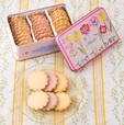 「3種のバターサブレ 苺＆レモン＆プレーン」＜価格：2,800円（税込）＞【【Afternoon Tea】プチギフトやご挨拶ギフトにぴったり！お花のアートが可愛い「春色のティータイムギフト」発売】