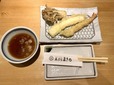 天つゆも出てきましたが、海鮮は塩で食べるのがおすすめだそう【天ぷら定食 まきの】