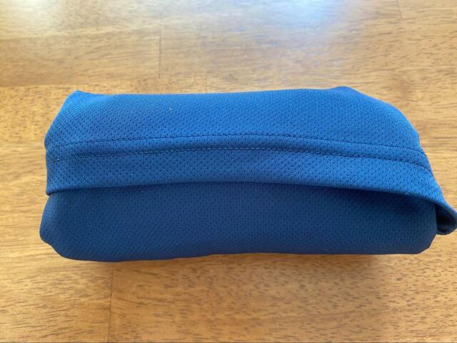 【ミリタリーロール】シワなくきれいに折りたためました！