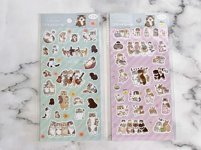 【Seria（セリア）】mofusand フラットシール／各税込110円