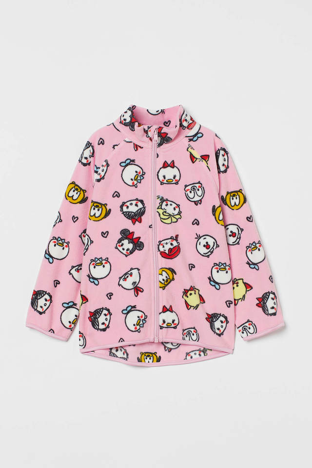 パターンフリースジャケット¥1,499