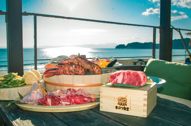 3時間たっぷり！塊肉と豪快漁師盛りBBQコース