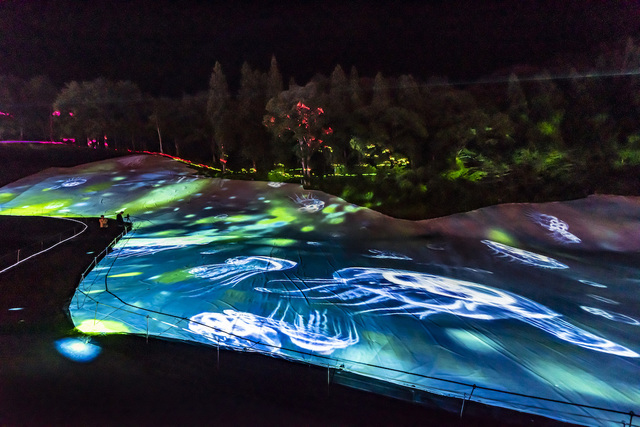 アパリゾート上越妙高「アパリュージョン2019」プロジェクションマッピング