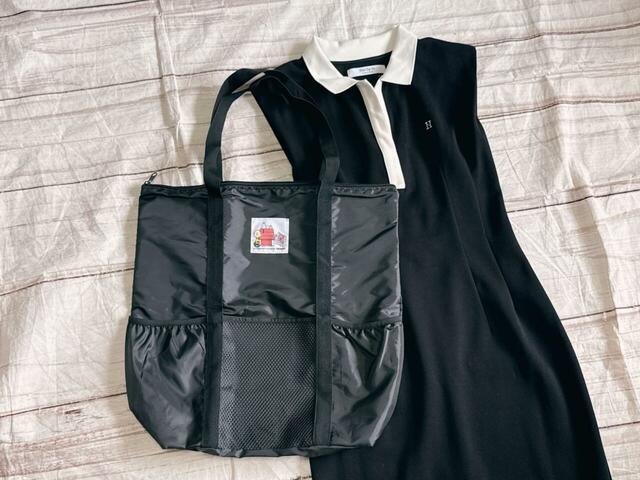 ポロドレスに合わせてクリーンなカジュアルコーデに！