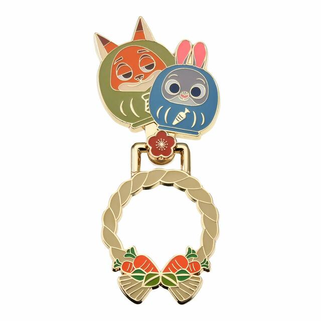 ジュディ・ホップス&ニック・ワイルド スマートフォンリング HAPPY JUDY YEAR 1,980円