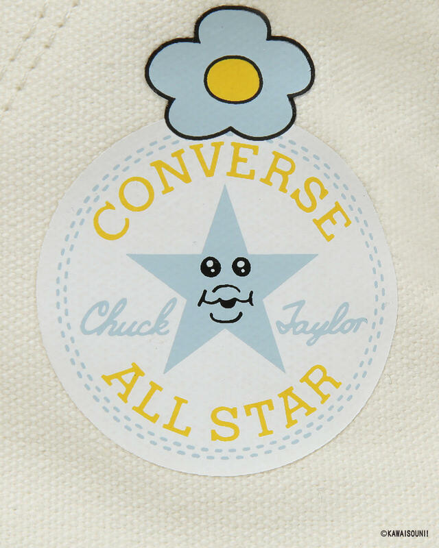 【CONVERSE×可哀想に!コラボシューズ/ALL STAR CL HI / KAWAISOUNI!】アンクルパッチに隠れたキャラクターにも注目