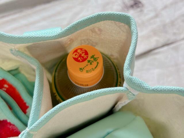 荷物を入れてみました!