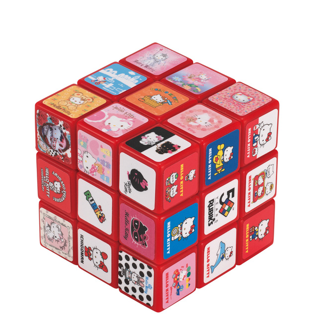 「ハローキティ 50th ルービックキューブ」絵柄イメージ