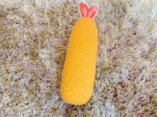 【セリア サクサクエビフライ】まず見た目が可愛い