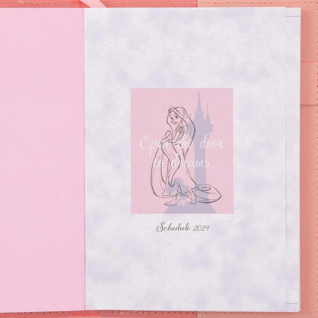 塔の上のラプンツェル 手帳・スケジュール帳 B6 型押し Calendar＆Organizer 2024 2,750円