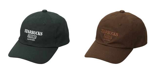 「STARBUCKS STAND by BEAMS　6P LOGO キャップ」＜価格：6,600円（税込）＞【【スターバックス×BEAMS】新ライフスタイルプロジェクト『STARBUCKS STAND by BEAMS』オンラインストア＆店舗にて販売スタート】