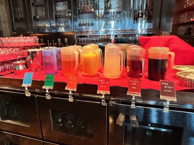 【羅豚 ギンザ・グラッセ】ドリンクバーのメニューも豊富でした