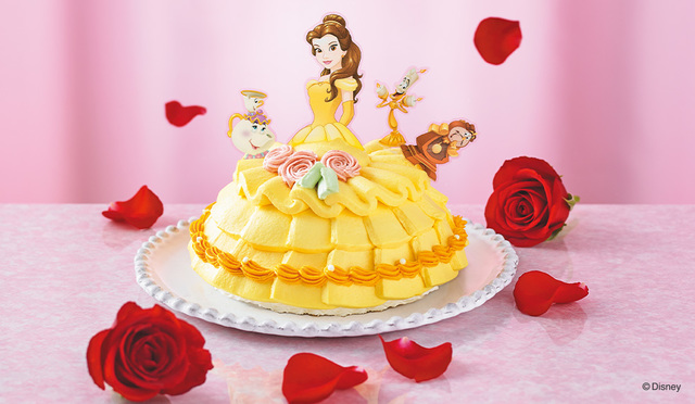 クリスマスデコレーションケーキ＜美女と野獣＞