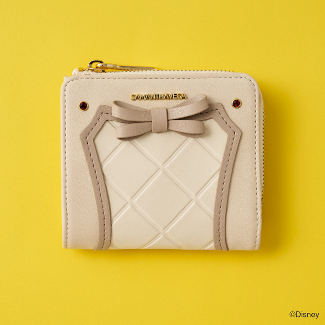 折財布 ￥15,400｜SAMANTHAVEGA ディズニー『美女と野獣』「ベル」コレクション