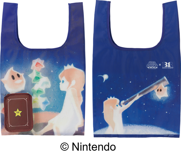 「ロゼッタの絵本 オリジナルエコバッグ」＜サイズ：横 約30.5cm×縦 約51cm＞【【サーティワン×スーパーマリオギャラクシー】4月の新作コラボフレーバーは“コットンフルーツギャラクシー”！チコのチャーム付きカップも期間限定で登場！】