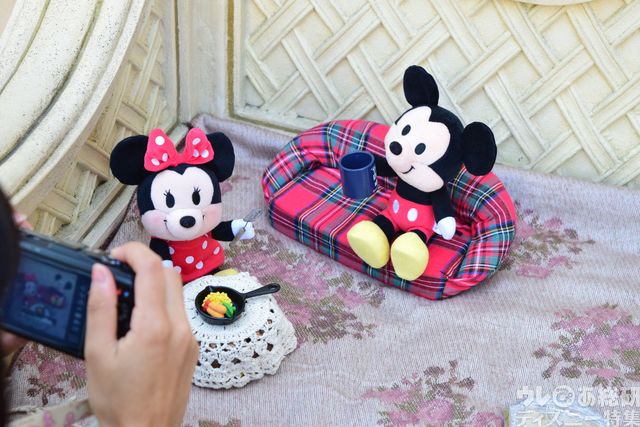 ミッキーがミニーを見つめているのがこだわり