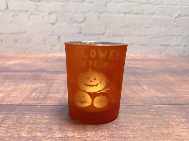 【ナチュラルキッチン】キャンドルカップハロウィンパンプキンズ／税込110円