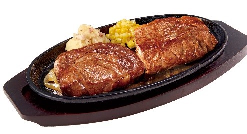 炭焼き極選リブロースステーキ＆ウルグアイ産 炭焼き超厚切り熟成サーロインステーキ 