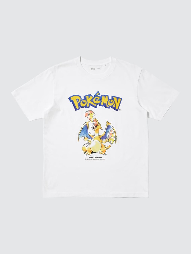【ユニクロ×ポケモン】「ポケモン UT」MEN, XS-4XL 1,990円/前面にリザードンが大きくデザインされたTシャツ