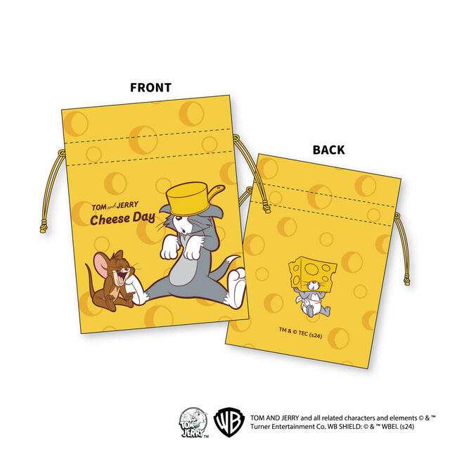 「豆巾着」<価格:550円(税抜)>【【トムとジェリー×MILKMILKMILK!】トムとジェリーの85周年をお祝いする“チーズ”を使ったコラボメニュー登場♪】