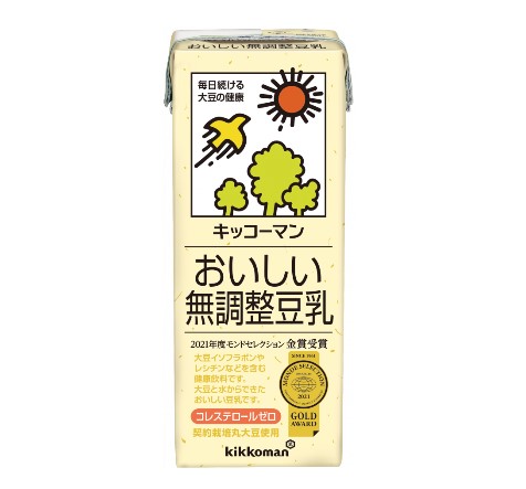 キッコーマン「おいしい無調整豆乳」