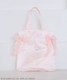 【Maison de FLEUR × LittleTwinStars】「LittleTwinStars ダブルリボントート」カラー：Light Pink/Sax　￥6,600