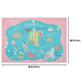 リトル・マーメイド レジャーシート (S) ポーチ入り Map Compact Picnic Sheet 1,500円