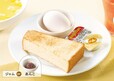 【ジョナサンのモーニングメニュー人気ランキング 7位】「ハーフトースト&ゆで卵モーニング【あんこorジャム】」450円(税込)