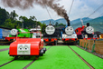 千頭駅にトーマス、ジェームス、ヒロ、パーシー、そして新しい仲間ウィンストンが勢ぞろい!｜大井川鐵道「Day Out With Thomas 2018」