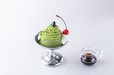 抹茶のモンブラン皿プリン