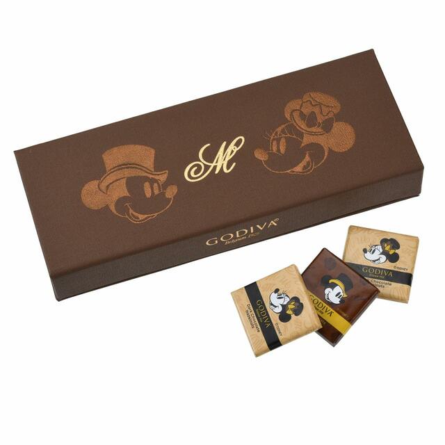 【GODIVA】ミッキー＆ミニー カレ アソートメント ケース入り DISNEY VALENTINE 2023 2,808円