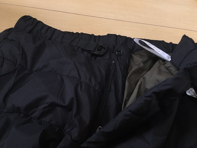 【ワークマン 高撥水キルトウォームパンツ】ベルト付き