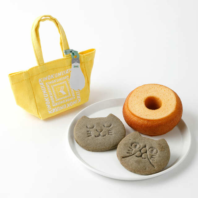 【紀ノ国屋「紀ノ国屋 ねこミニスイーツバッグ」ハチワレ ￥842