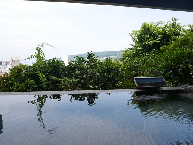 『ゆるかの湯』の露天風呂からの眺望