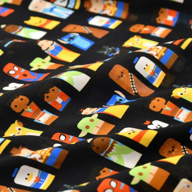 ディズニーキャラクター 半袖シャツ ブラック Disney100 Unified Characters Collection 7,260円