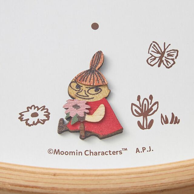ウッドパーツ掛け時計「ムーミン」税込8,800円