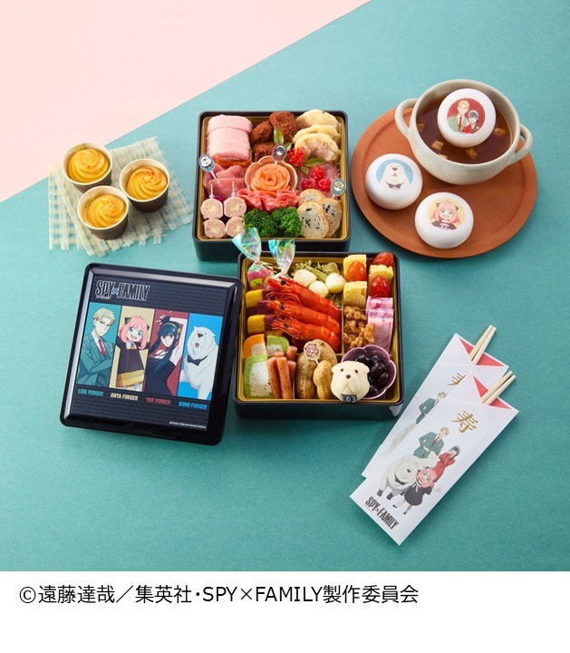 「おせち・二段重TVアニメ『SPY×FAMILY』」<価格:21,900円(税込)>【【2027年おせち】個食スタイルのおせちも登場!「スヌーピー」「SPY×FAMILY」「サンエックスユニバース」「ムーミン」全4種の予約がスタート!】