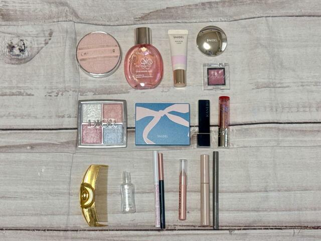 これだけのコスメが綺麗に収納できました！