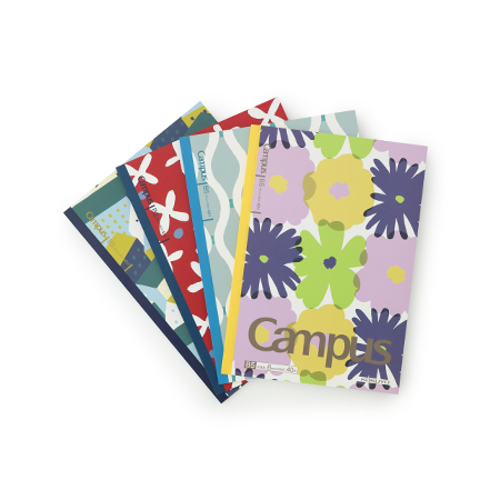 「コクヨ×SOU・SOU」無線とじノートB5サイズ 4冊セット ¥820（税込）