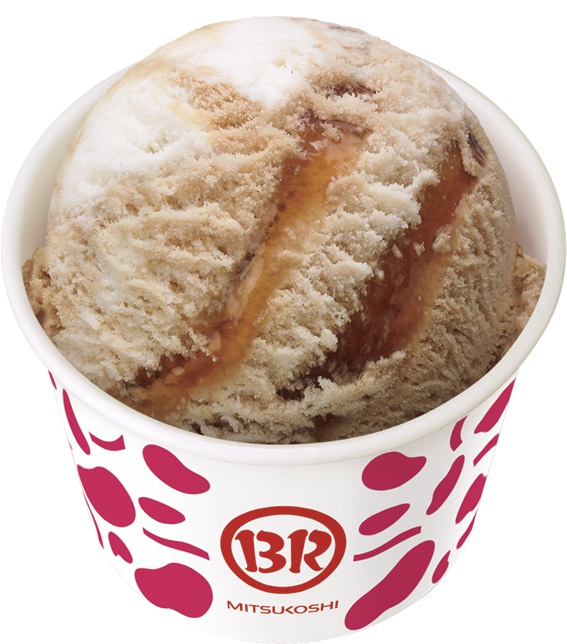 「＜榮太樓總本鋪＞＜にんべん＞黒みつ入り日本橋のみたらし」＜期間：2025年4月30日～5月6日＞【期間限定店舗『サーティワン三越』オープン！「榮太樓總本鋪×にんべん×サーティワン」の特別コラボフレーバー登場！】