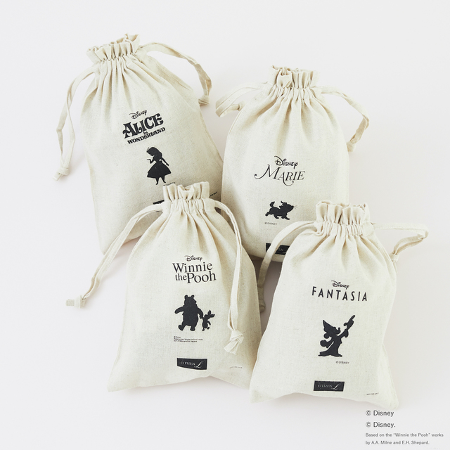 『CITIZEN L（エル）』　ディズニースペシャルモデル オリジナルノベルティ巾着