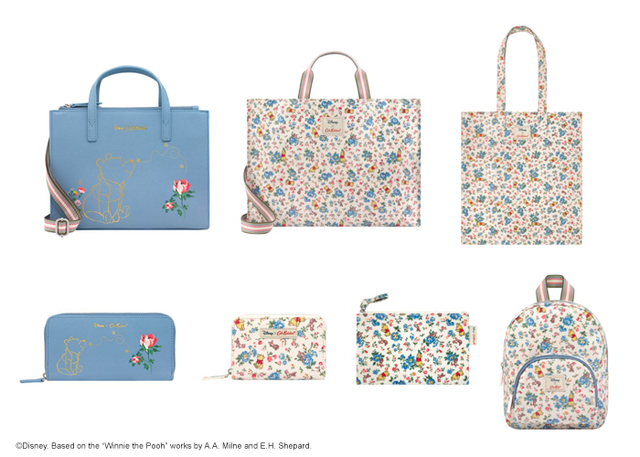 （上段左より）ディズニーグラブバッグ ブレイムリースプリグフレンズ ¥9,800 / ディズニーストラッピーキャリーオール ブレイムリースプリグフレンズ ¥7,400/ディズニーコットンブックバッグ ブレイムリースプリグフレンズ ¥4,200（下段左より） コンチネンタルウォレット ブレイムリースプリグフレンズ ¥7,400/ディズニーポケットパース ブレイムリースプリグフレンズ ¥4,400 /ディズニー ジップパース ブレイムリースプリグフレンズ ¥1,600 /キッズディズニーミニリュックサック ブレイムリースプリグフレンズ ¥4,000 ※全て税抜き価格