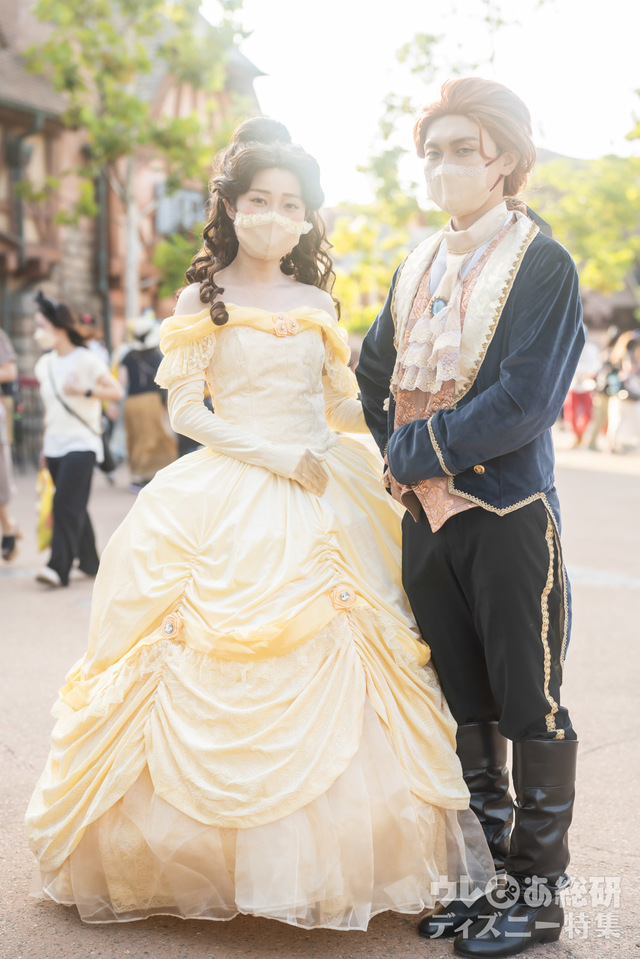 Dハロ 全身仮装 2022『美女と野獣』ベルと王子（野獣）