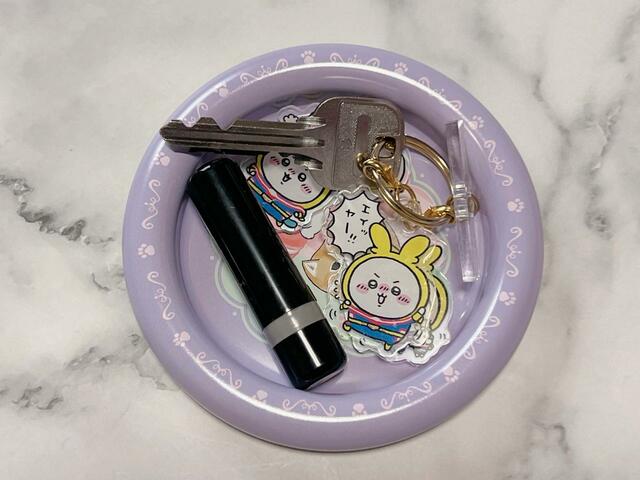 玄関に置いて、印鑑や鍵を乗せて使うのもおすすめ♪