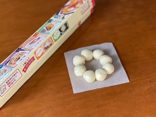 【キチントさん クッキングシート】成形してクッキングシートに載せる！