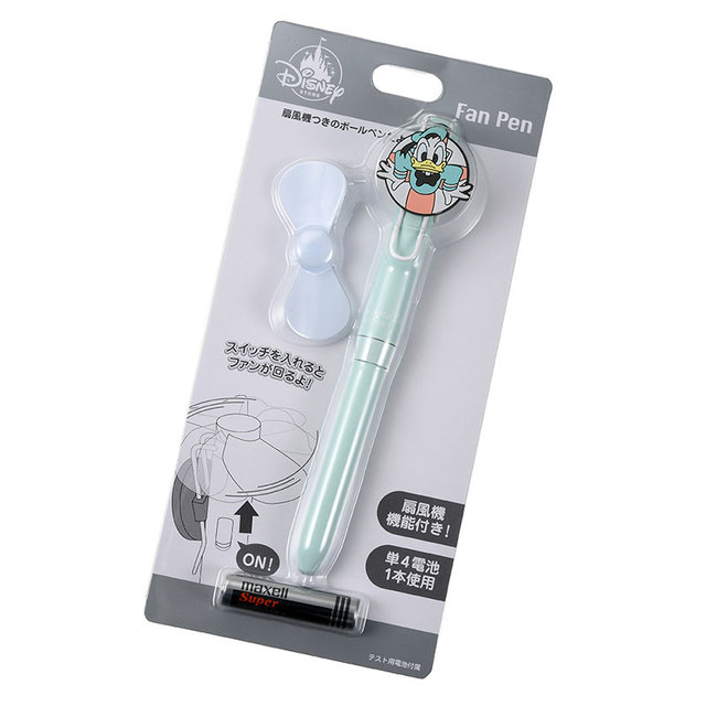 ファン付きボールペン〈ドナルド〉 1,200円