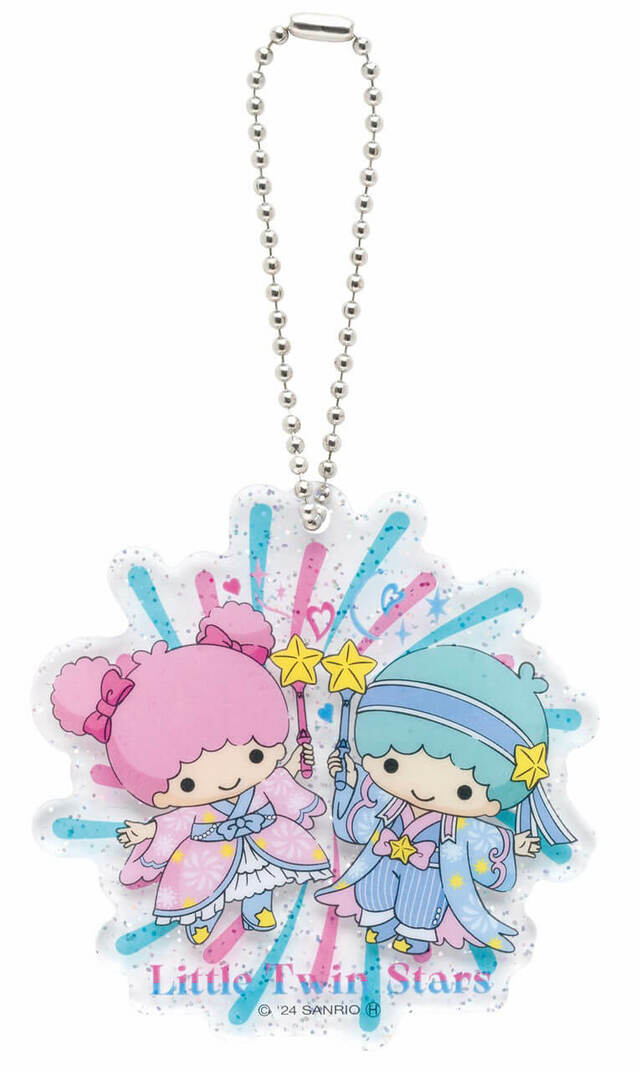 ラメアクリルチャーム賞｜Happyくじ「Sanrio characters HANABI 2024」