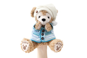 ハンドパペット ¥3,300 ※座った高さ約24cm｜東京ディズニーシー「ダッフィーのオータムスリープオーバー」スペシャルグッズ（2018年8月23日発売）