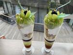 プレミアムシャインマスカットパフェ 味にバリエーションがあって飽きない！